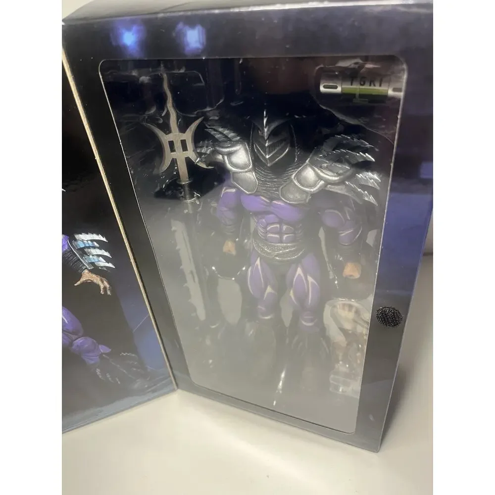 NECA Teenage Mutant Ninja Turtles II Secret of the Ooze SUPER SHREDDER NIB Open